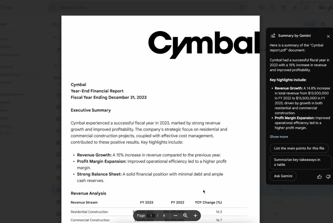 Google Gemini AI tóm tắt PDF và hỗ trợ tạo biểu mẫu Google Forms dễ dàng&nbsp;hơn